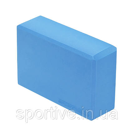 Блок для йоги SportVida EVA 23 x 15 x 7.6 см SV-EZ0068 Sky Blue, фото 1