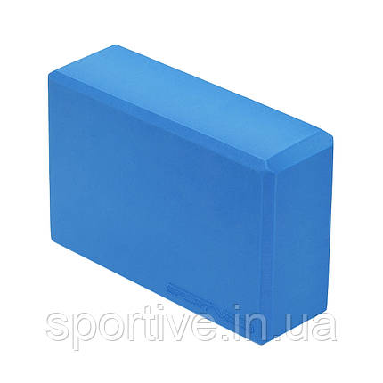 Блок для йоги SportVida EVA 23 x 15 x 7.6 см SV-EZ0069 Blue, фото 1