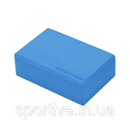 Блок для йоги SportVida EVA 23 x 15 x 7.6 см SV-EZ0069 Blue, фото 3