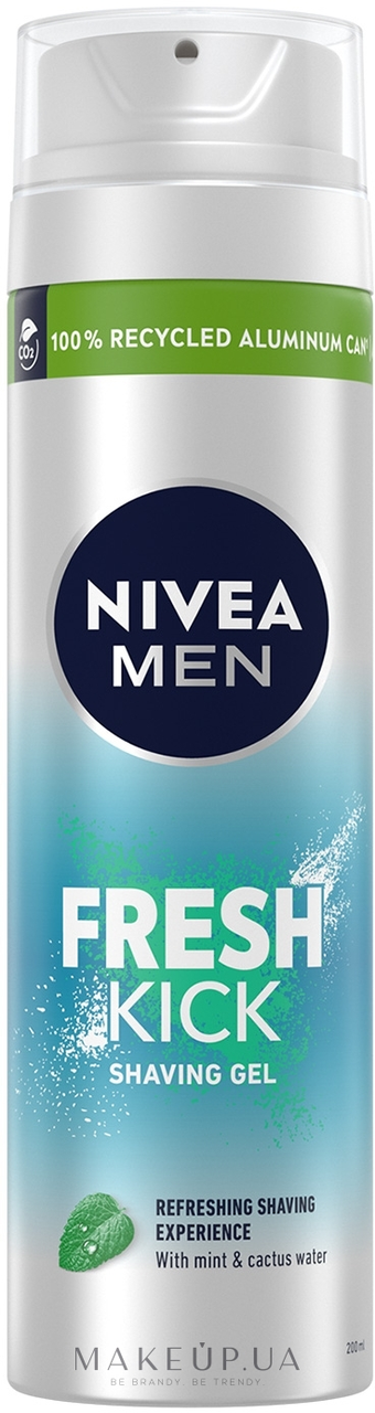 Гель для гоління Nivea Men Fresh Kick, 200 мл 02760