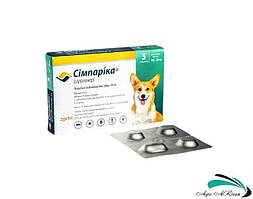 Сімпаріка (Simparica), таблетка 40 мг від бліх та кліщів для собак вагою 10 - 20 кг, упаковка (3 шт)