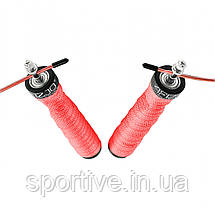 Скакалка швидкісна для кросфіту 4FIZJO Speed Rope PRO+ Red (P-5907739313171), фото 3