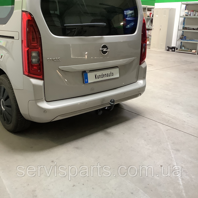 Фаркоп Opel Combo E 2018- (Опель Комбо E) без підрізу бампера