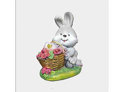 Скарбничка 22см Зайчик з кошиком ТМ ADEKO