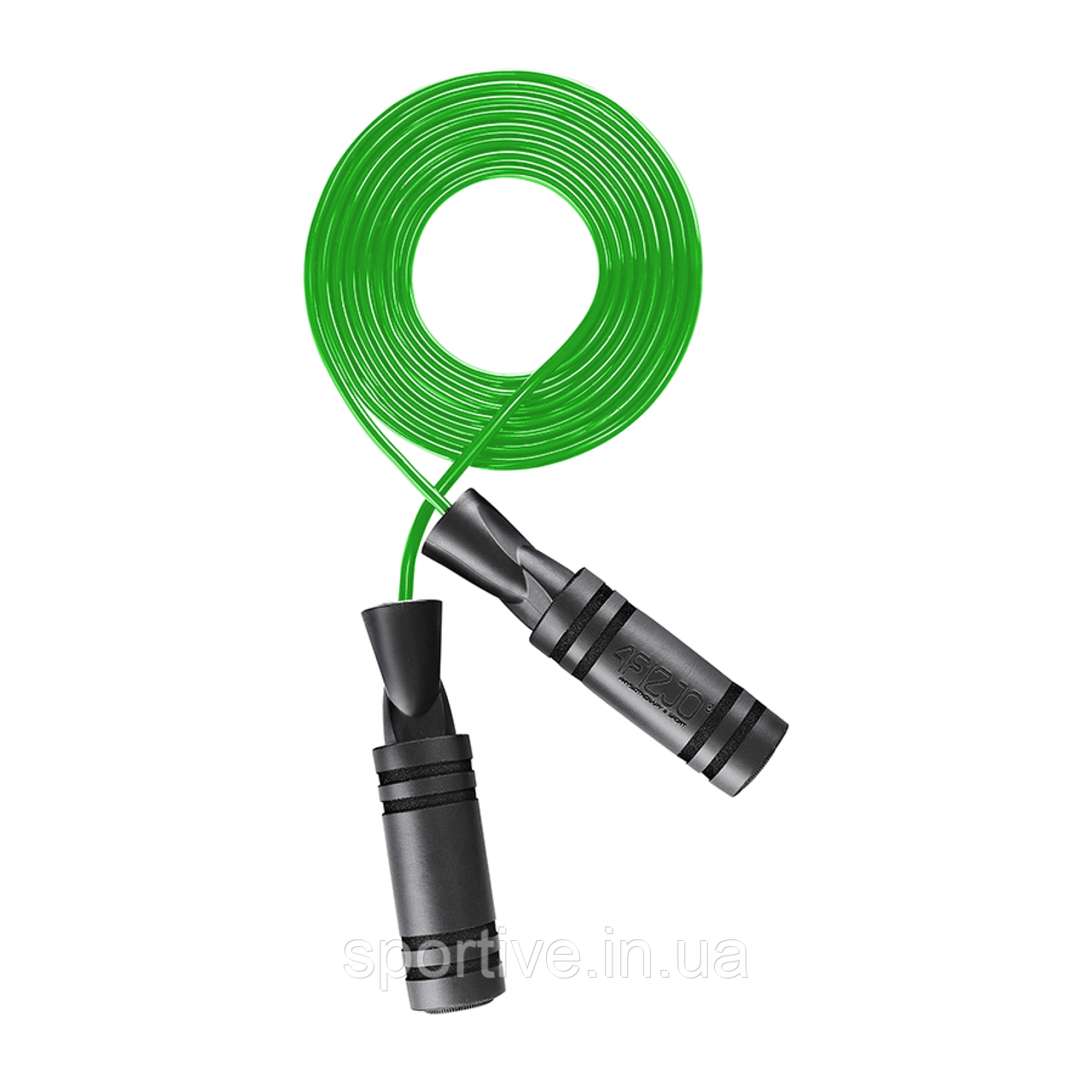 Скакалка з підшипниками 4FIZJO Basic Black/Green (P-5907739313157)