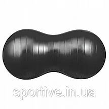 М'яч для фітнесу (арахіс) 4FIZJO Air Ball Peanut 45 x 90 см Anti-Burst Black (P-5907739312938), фото 2