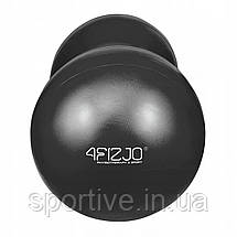 М'яч для фітнесу (арахіс) 4FIZJO Air Ball Peanut 45 x 90 см Anti-Burst Black (P-5907739312938), фото 3