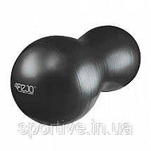 М'яч для фітнесу (арахіс) 4FIZJO Air Ball Peanut 45 x 90 см Anti-Burst Black (P-5907739312938), фото 4