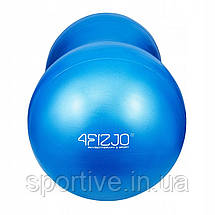 М'яч для фітнесу (арахіс) 4FIZJO Air Ball Peanut 45 x 90 см Anti-Burst Blue (P-5907739312945), фото 3