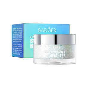 Гель глітер Sadoer No4 зелене сяйво No4, 28 g