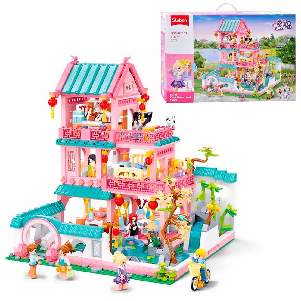 Конструктор SLUBAN M38-B1117 "Girls Dream": Вілла в китайському стилі, 1342 дит., фото 1