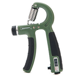 Еспандер кистьовий Cornix 5-60 кг з регульованим навантаженням і лічильником XR-0261 Navy Green/Black