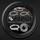 Душовий багатошаровий шланг 1,5 м полірована латунь Parigi Chromalux Supreme Polished Brass, фото 9