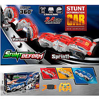 Машинка QX005Z радіокер.2,4G,акумулятор,2пульти(1-браслет),трюкова,реагує на руку,USB,3 кольори,муз.,кор.