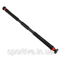 Турнік розсувний Cornix 110-150 см XR-0282 Black/Red, фото 3
