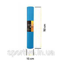 Масажний ролик Cornix EVA+ 90 x 15 см (валик, ролер) XR-0316 Blue, фото 3