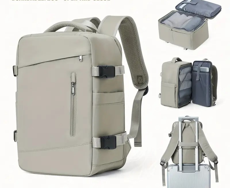 Нейлоновий рюкзак для ручної кладі TB03 лоукост 40x25x20 см, Коричневий