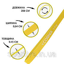 Еспандер-петля Cornix Power Band 6.4 мм 2-7 кг (гума для фітнесу та спорту) XR-0057, фото 4