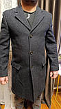 Пальто чоловіче М-Л шерсть, фото 3