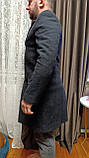Пальто чоловіче М-Л шерсть, фото 4