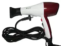 Професійний фен для волосся Salon Professional 8823 (2400 W) колір білий