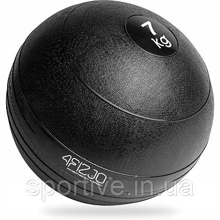 Слембол (медичний м'яч) для кросфіту 4FIZJO Slam Ball 7 кг Black (P-5907739315434), фото 1