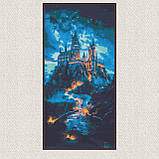 Алмазна мозаїка/вишивка Хогвартс 40*80 см Орігамі OD 5106, фото 7