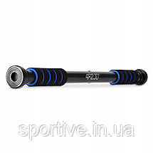 Турнік розсувний 4FIZJO Basic 61.5-100 см Black/Blue (P-5905973402705), фото 3