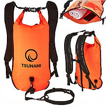 Буй для плавання TSUNAMI Pro надувний 3 в 1 Orange (P-5907739314048), фото 6