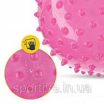М'яч для пілатесу, йоги, реабілітації 4FIZJO 20 см (масажний) Pink (P-5905973402347), фото 3