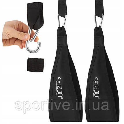 Петлі підвісні (Бероша) 4FIZJO AB Sling Straps Black (P-5905973402309), фото 1
