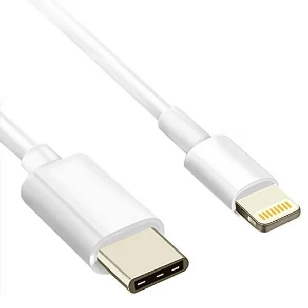Дата-кабель Atcom A15278 USB Type-C(тато) - Lightning(тато), 1.8m White, фото 1