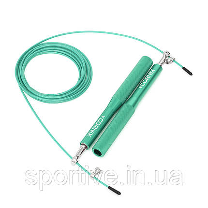 Скакалка швидкісна для кросфіту Cornix Speed Rope XR-0156 Green, фото 3