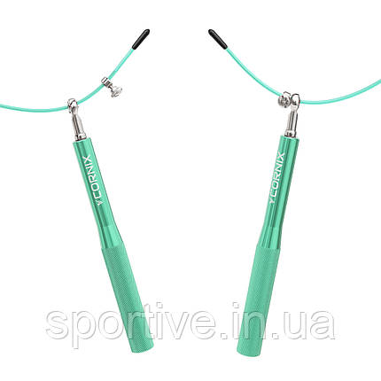Скакалка швидкісна для кросфіту Cornix Speed Rope XR-0156 Green, фото 2