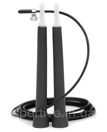 Скакалка швидкісна для кросфіту Cornix Speed Rope Basic XR-0160 Black, фото 1