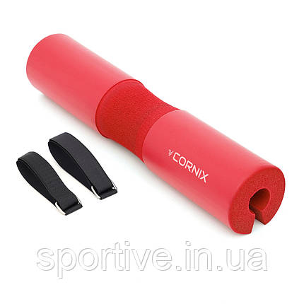 Накладка (бампер) на гриф Cornix Barbell Pad XR-0211 Red, фото 1