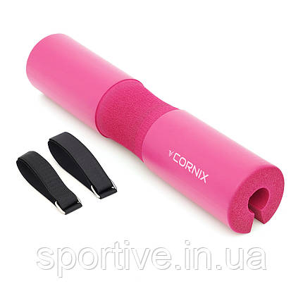 Накладка (бампер) на гриф Cornix Barbell Pad XR-0212 Pink, фото 1