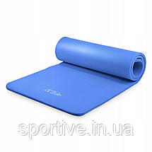 Килимок (мат) спортивний 4FIZJO NBR 180 x 60 x 1 см для йоги та фітнесу Navy Blue (P-5907739316974), фото 3