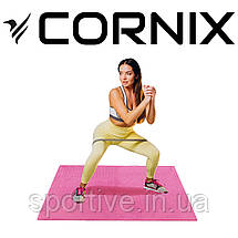 Мат-пазл (ластівчин хвіст) Cornix Mat Puzzle EVA 120 x 120 x 1 см XR-0230 Pink, фото 2