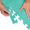 Мат-пазл (ластівчин хвіст) Cornix Mat Puzzle EVA 120 x 120 x 1 см XR-0234 Mint, фото 6