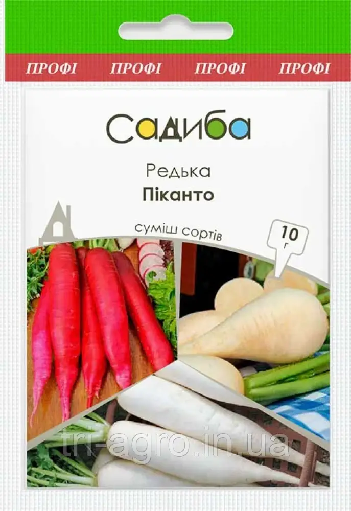 Редька Піканто суміш 10г  Садиба