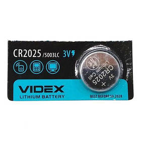 Батарейка Videx «таблетка» CR2025 (15552) [tsi260016-TSI]