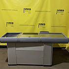 Місце касира MODERN Expo 1800 світло сірий, касовий бокс без транспортера, з вузькою товарною камерою, фото 6