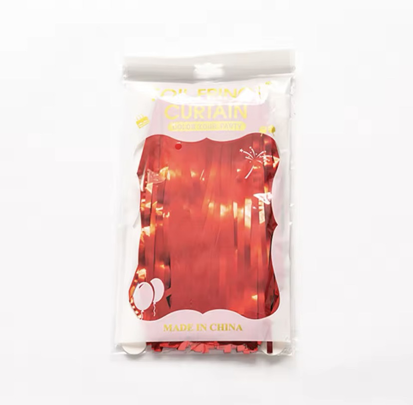 Шторка декор для фотозони колір червоний 1*2 метра, фото 1