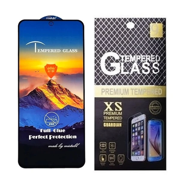 Захисне скло Mietubl ESD Anti-Static для Xiaomi Poco M5s, Poco M4 Pro 4G з чорною рамкою