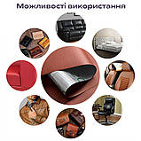 Самоклеюча екошкіра у рулоні 1.37*1m*0.5mm Теракотовий (D) SW-00002172, фото 2