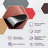 Самоклеюча екошкіра у рулоні 1.37*1m*0.5mm Теракотовий (D) SW-00002172, фото 7