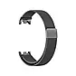 Комплект ремінців для фітнес-браслету Xiaomi Mi Band 8,9,10 Bead design Silver - Milanese design Black, фото 5