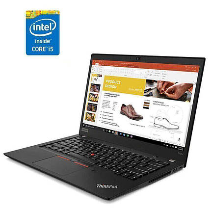 Ультрабук Lenovo ThinkPad T490s/ 14" (1920x1080)/ Core i5-8250U/ 16 GB RAM/ 240 GB SSD/ UHD, фото 1
