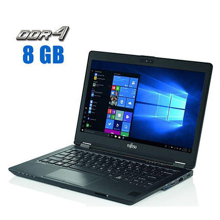 Нетбук Fujitsu LifeBook U729/ 12.5" (1920x1080)/ Core і3-8130U/ 8 GB RAM/ 256 GB SSD/ UHD 620, фото 1